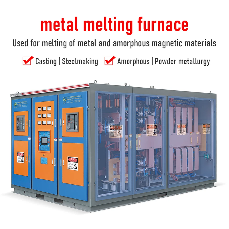 Melting Furnace,Mainly Used for Metal Casting and Steel Smelting Industry.Efficient Engergy Saving.Melting Furnace Induction