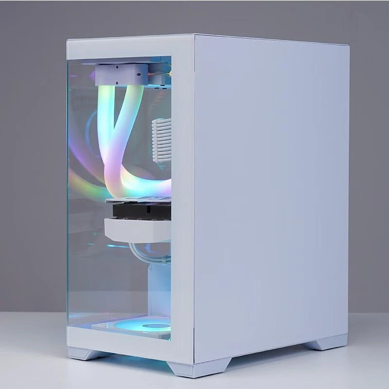 Herder OEM Mini Pc Case ATX Case Tempered Glass Desktop Cabinet Computer Gaming PC Case