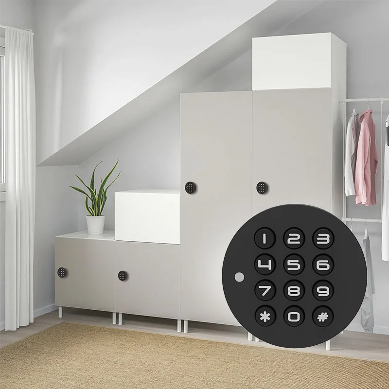 Qidots Furniture Electronic Password Locks Smart Locker Drawer Cabinet Lock Electronic 9 Digital Cam Locks For Sale
