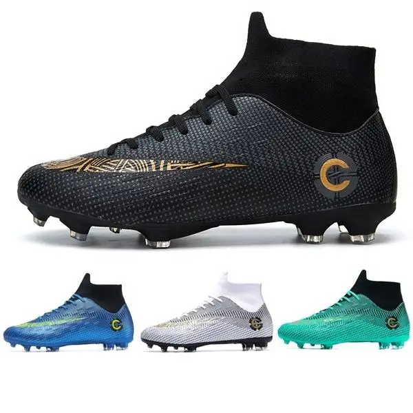 Qiyao Chuteira Sepatu Bola Zapatos De Futbol Custom Professional Sport Sneakers High Quality Football Shoe Men Soccer Shoes