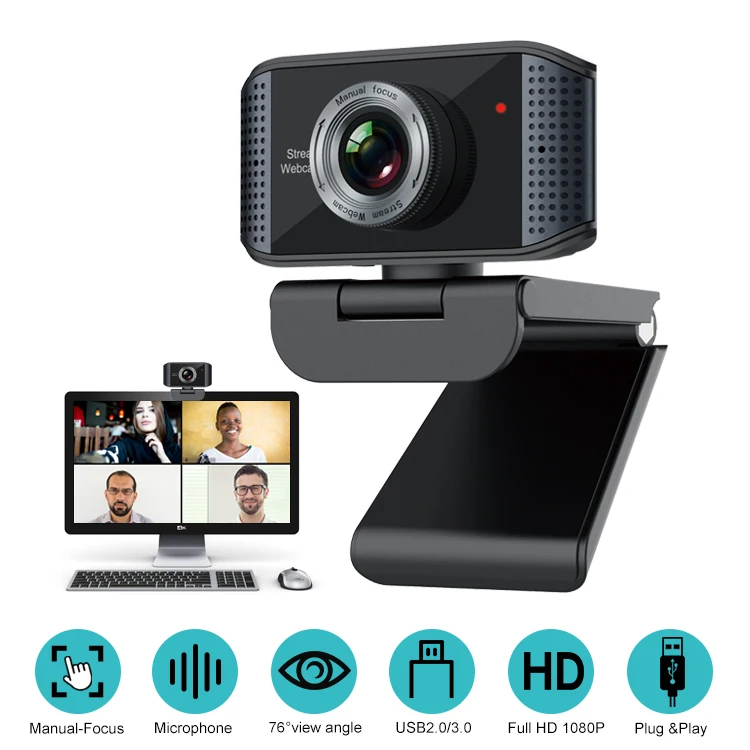Лучшая и низкая цена, ПК камера, веб-камера 1080p, usb веб-камера с микрофоном, hd веб-камера