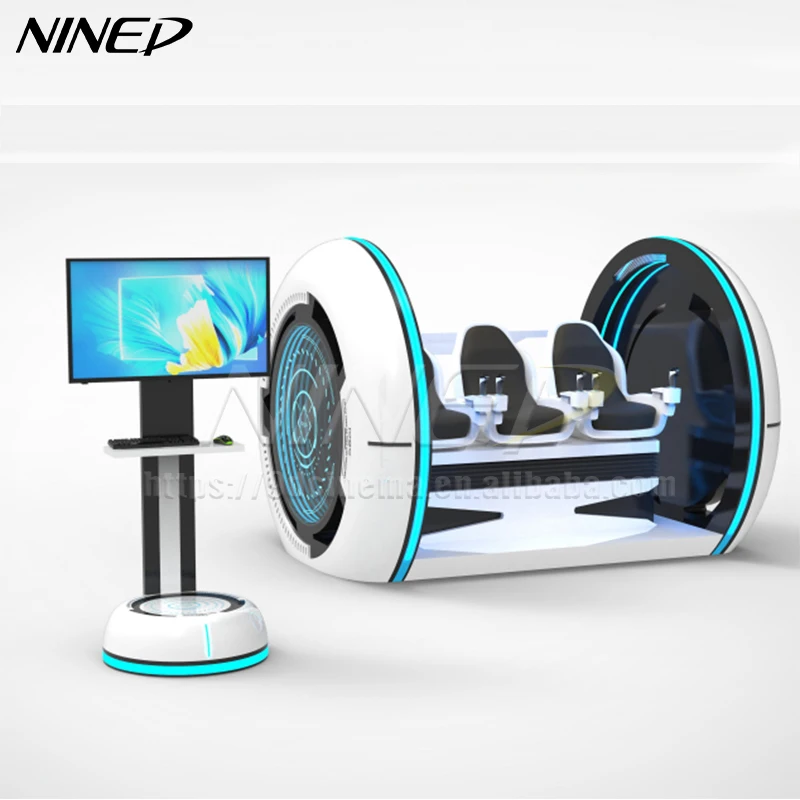 Interactive Vr Simulator Movie Theater Simulator Electric 9DVR Arcade Game Machines 3D 4D 5D 6D 7D 8D Cinema 9D Vr 3 Seat Cinema