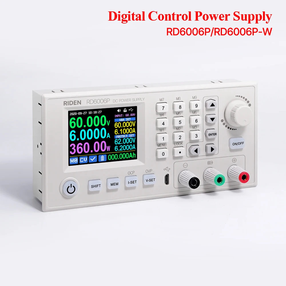 RD ридэн ток Шаг вниз Модуль питания постоянного тока понижающий вольтметр RD6006P RD6006PW Новый
