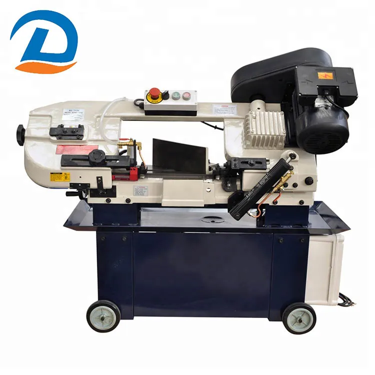 Портативная металлическая ленточная пила для алюминиевого профиля с углом поворота 712 градусов