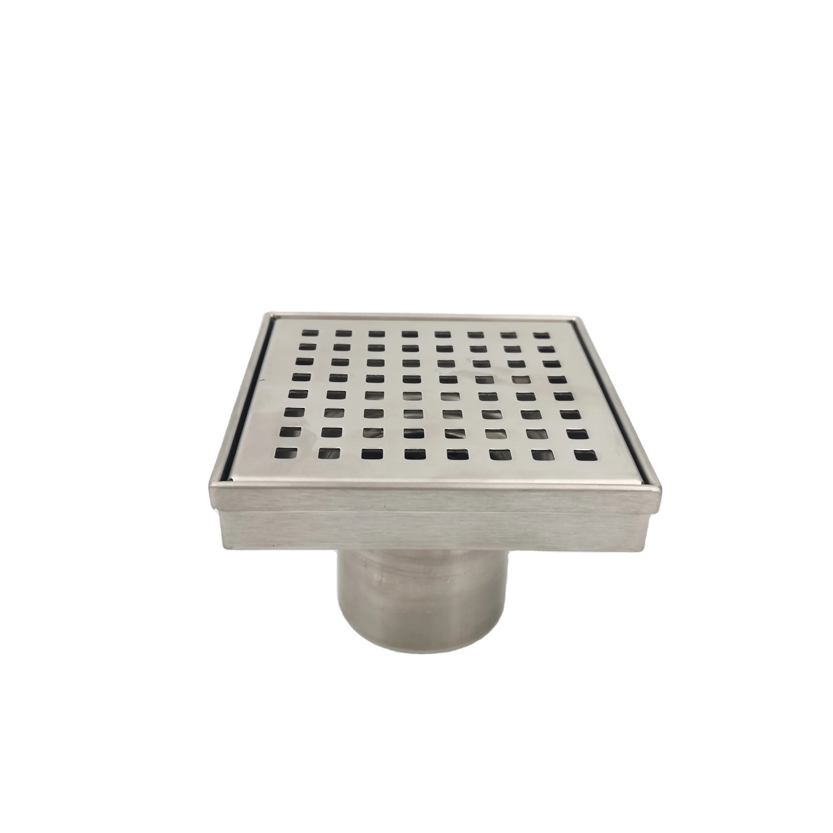 Hot Sale 4-Inch Square Stainless Steel Floor Drain Premium Bathroom Drain