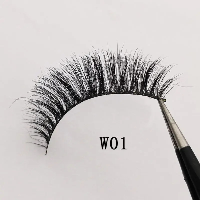 Best selling hot chinese products for women false eyelashes made in 3D horse hair eyelash with own brand eyelashes