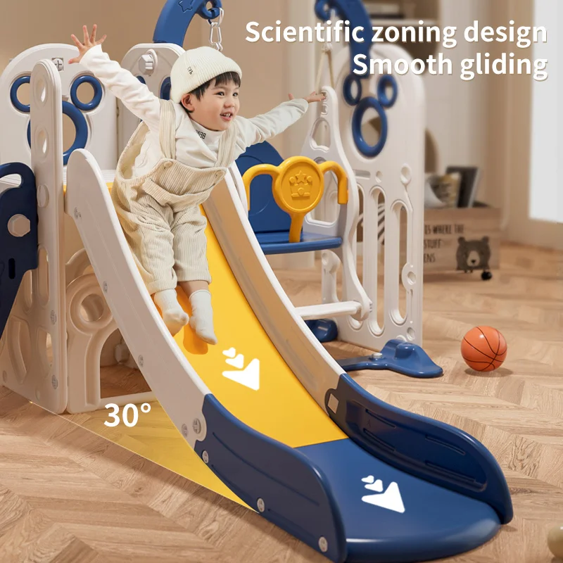 New Product Baby Playground Kids Climb Indoor Game Toys Slide Playhouse Plastic Home Swing And Slides For Children