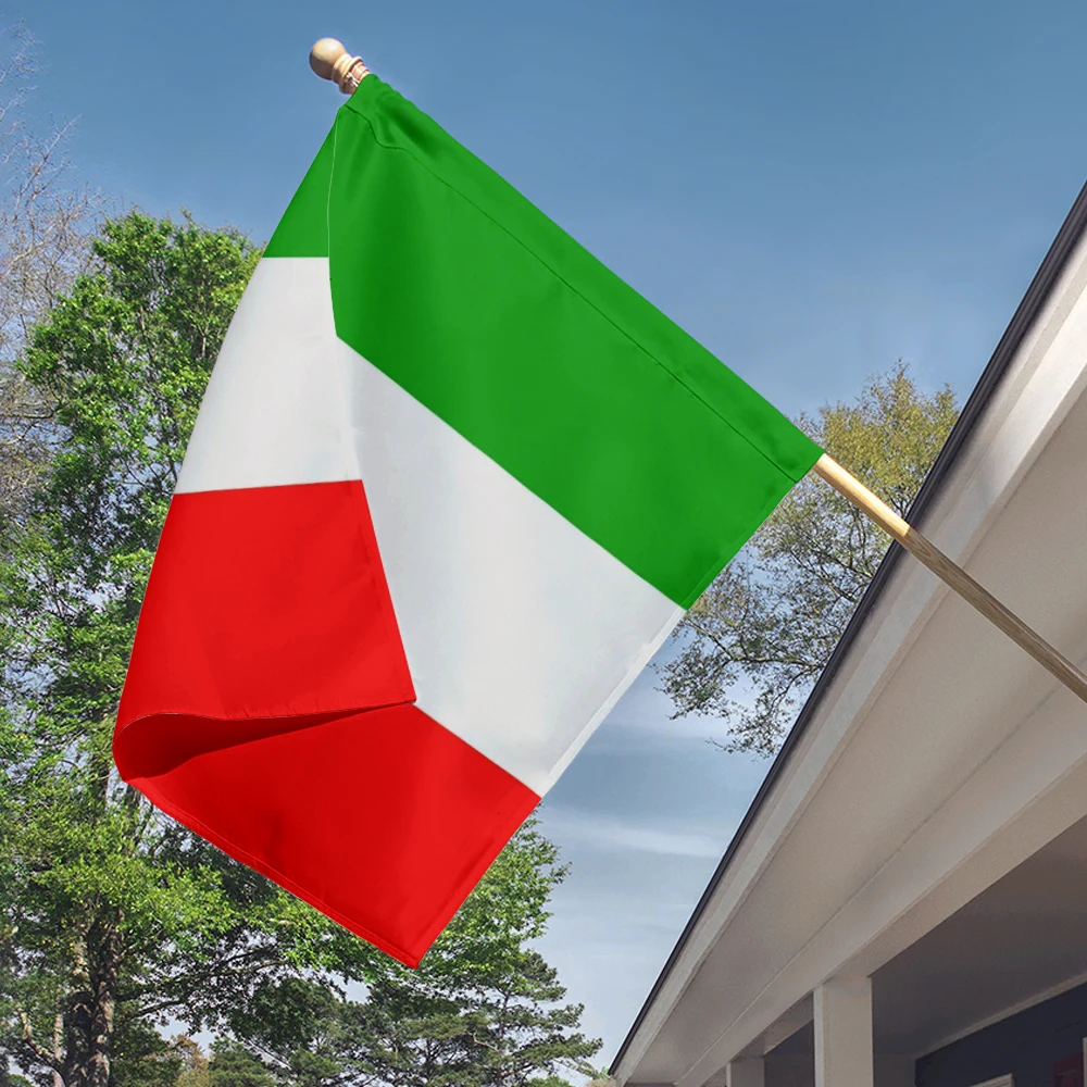 Digital Printing polyester italia flag 3x5 ft Italy Flag