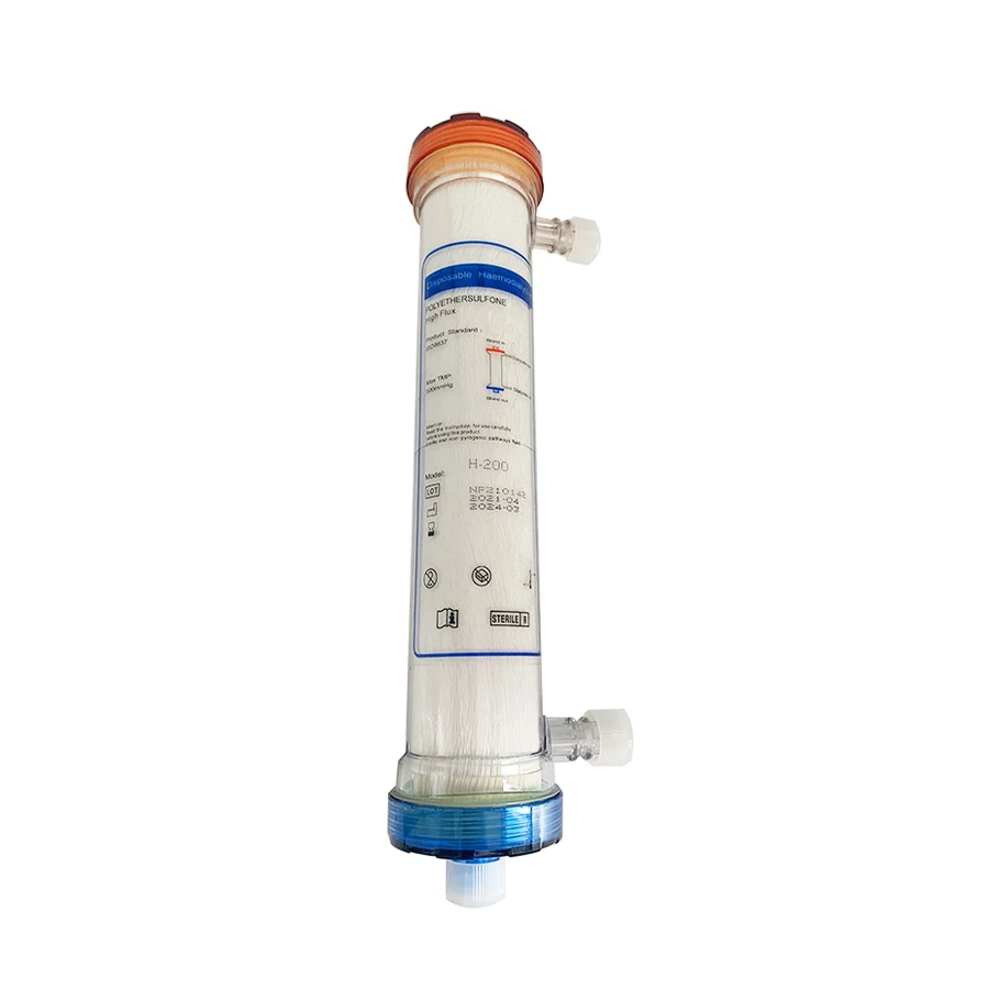 Support OEM Service Non-toxic Hemodialysis System Medical Single Use Treatment Blood Dialyzer