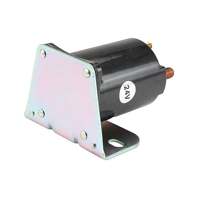 Golf Car Parts EZ-GO 24-Volt 4-Terminal Silver Solenoid 1975-Up  #20468-G3  72-501-42