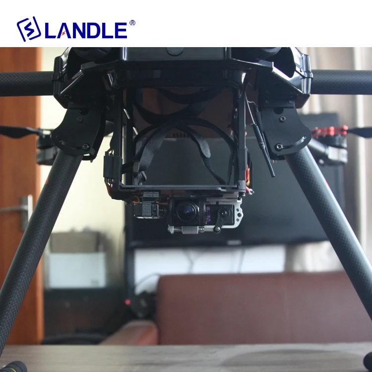 360 Rotate Lighting Long Flight Time Electric Powered Heavy Lift 6 Spirals Wing Drone