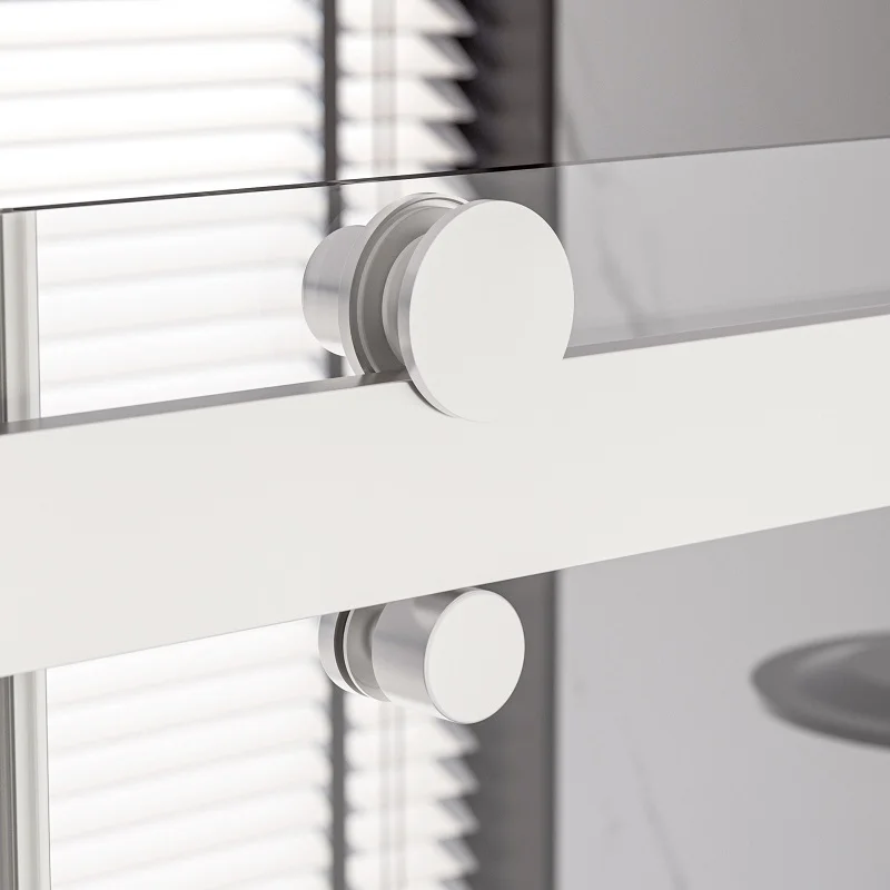 Customized Bathroom 10mm Frameless Shower Door Tempered Glass Shower Cabin With Sliding Door