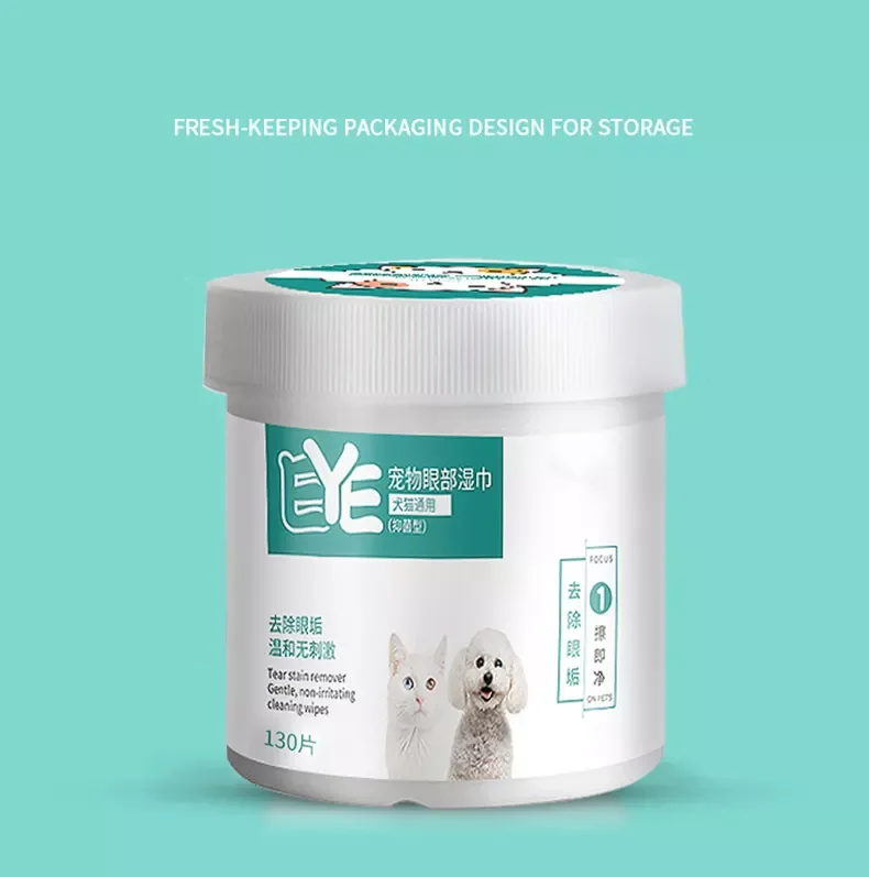 Wholesale Soft Pet Ear Eye Wet Wipes Cat Dog Wet Wipes Clean Neatly For Dogs And Cats
