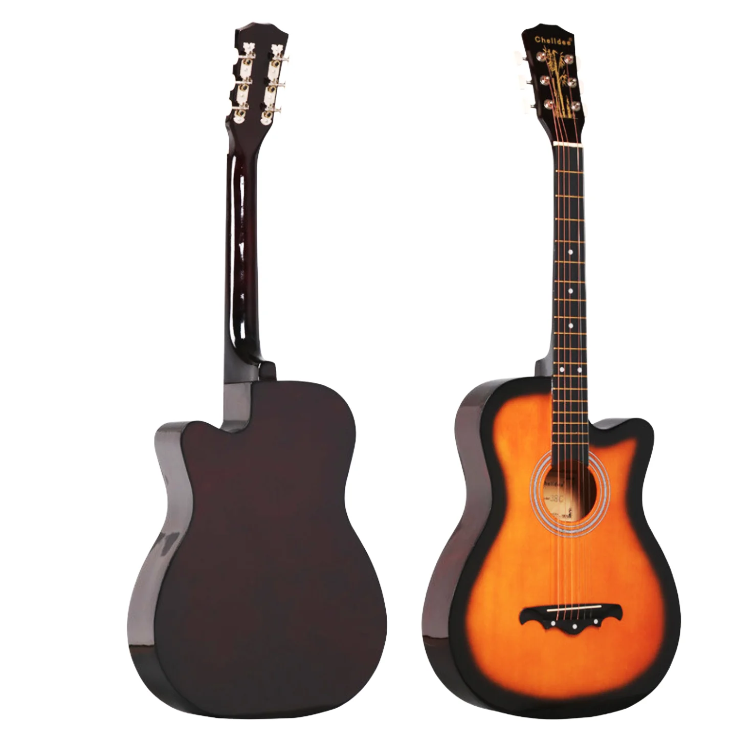 41 primary color wood folk guitar beginner novice veneer guitar