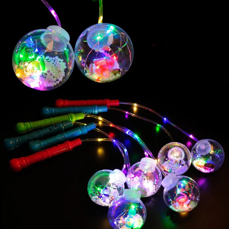 
LED Colorful Lanterns for Kids Christmas Outdoor Decoration Lighting Ball for Children Xmas Party Ornaments 