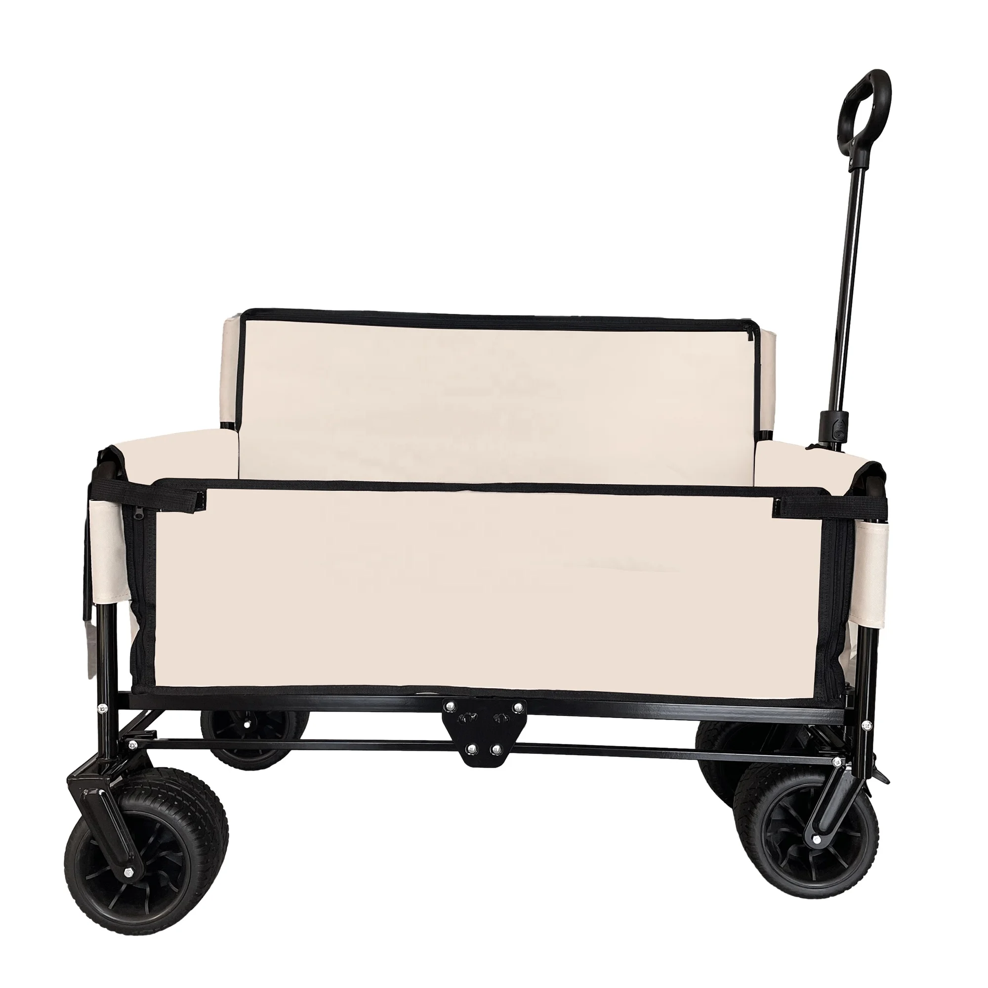 Outdoor wagon sofa folding camping sofa chair 4 wheel beach foldable wagon turn into sofa
