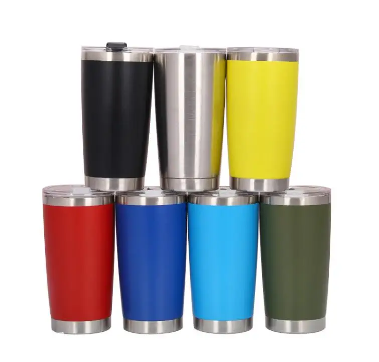 eco friendly insulated 20oz double wall vacuum tumblers stainless steel tumbler cups Travel Beer Mug