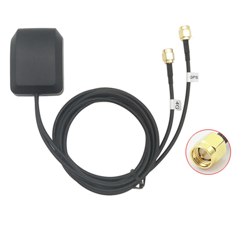  Waterproof High Quality Mmcx Sma Bnc Fakra Ufl 1575 1575.42Mhz 4G Lte Glonass Gsm Combo Tracker Active External Car Gps Antenna