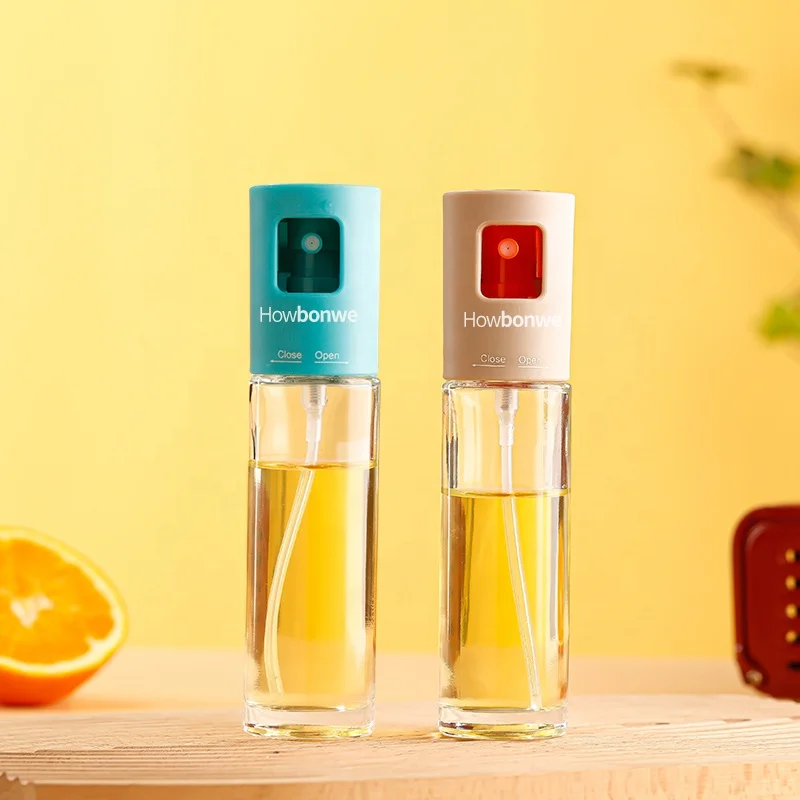 Wholesale household air frying pan edible oil olive oil high-pressure spray glass spray kettle