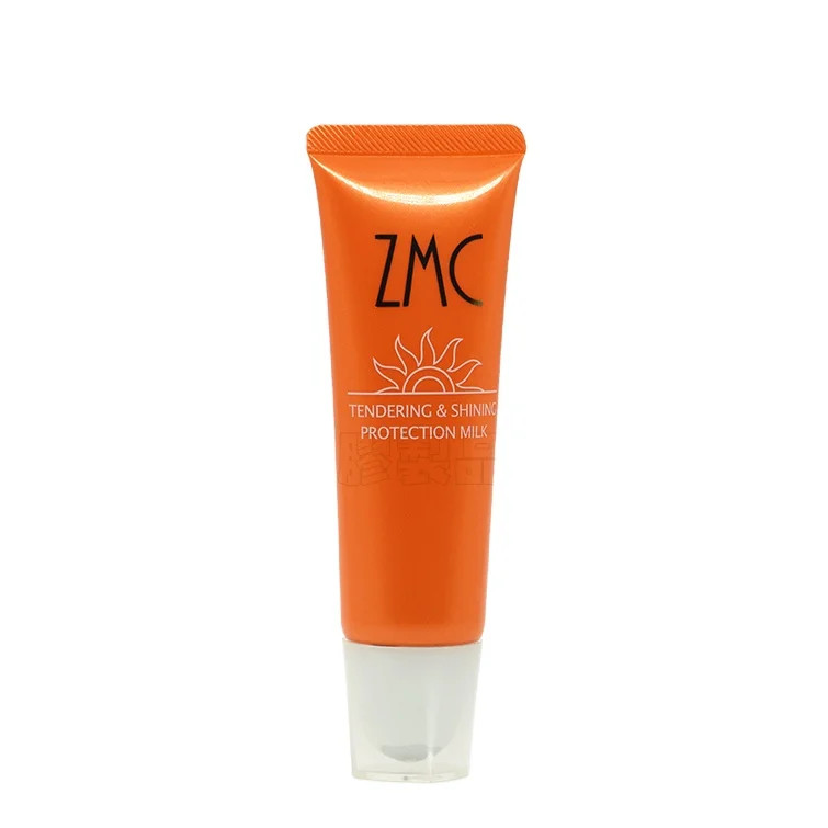 30mm Acrylic Four-Corner Snap Cap Tube ELM-232 with MS Exterior PP Inner Cap for Sunscreen BB Cream Isolation Cream Packaging
