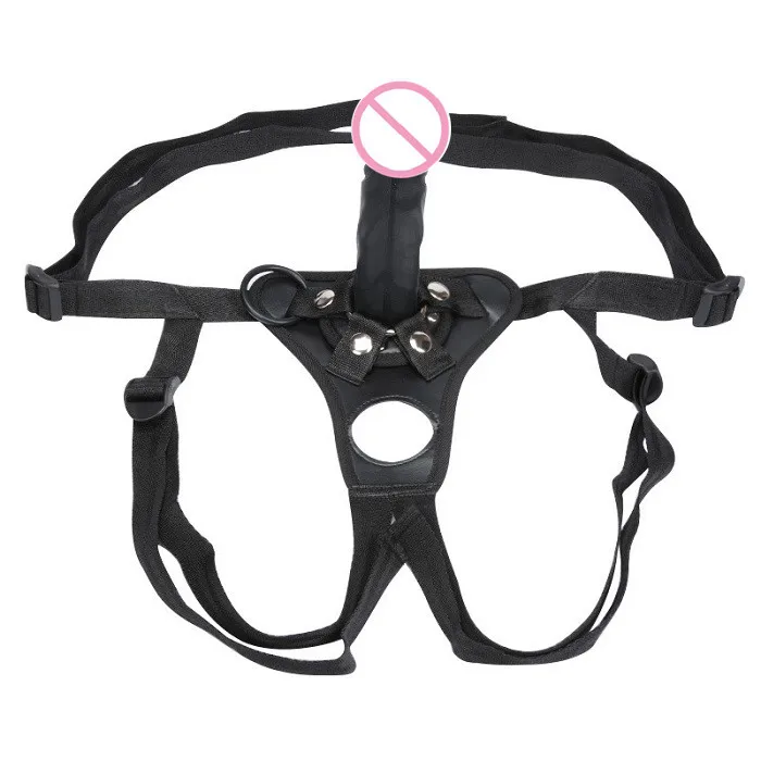 Silicone sex dildo masturbator for women with strap panty