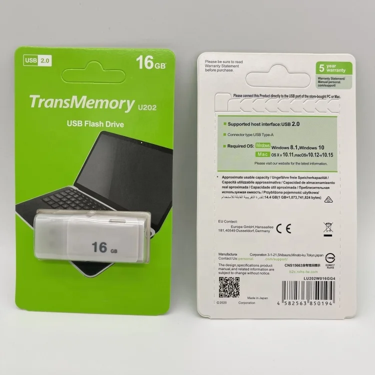 Original KIOXIA USB Flash Drive Stick 2.0 TransMemory 128GB 64GB 32GB 16GB 8GB 4GB 2GB Usb Flash Drive