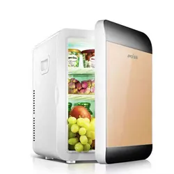 Портативный мини-холодильник 20 л, емкость 12/220 В, питание от переменного/постоянного тока, термоэлектрическая система охлаждения и обогрева для автомобилей, домов, офисов