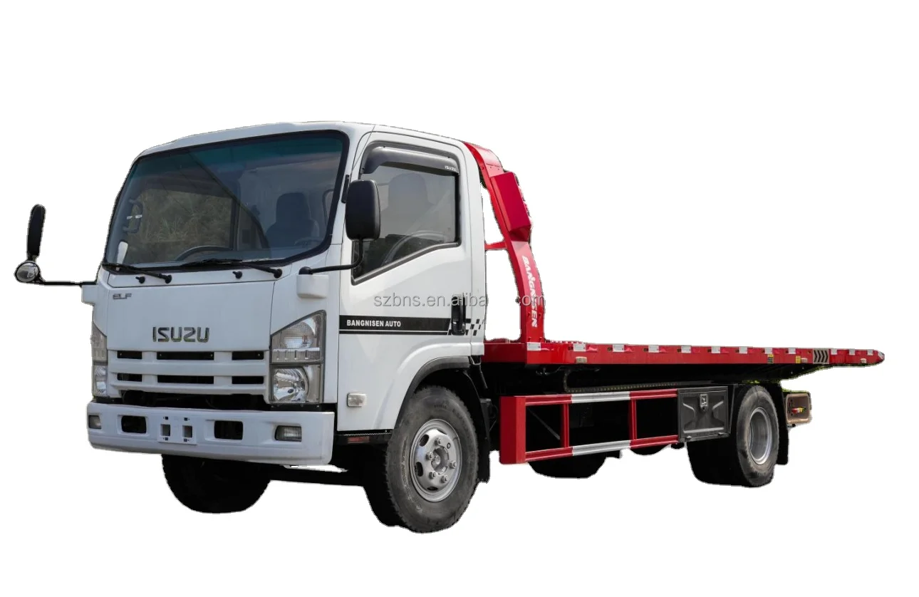5 тонн аварийно-спасательные эвакуаторы ISUZ 5.2L NPR NQR NKR грузовики перевозят 2 машины с новой платформенной системой Лидер продаж