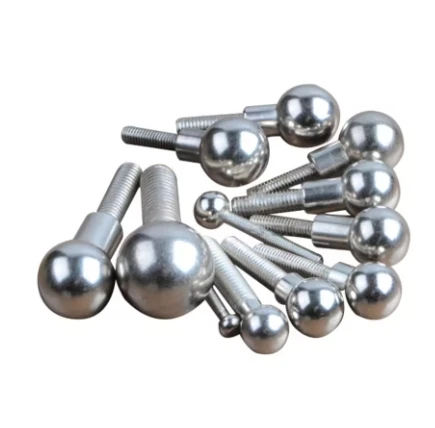 CNC Custom Stainless Steel 316 304 Ball Head Bolts and Screw M14 M8 Thread Universal Joint with Ball Head Screw