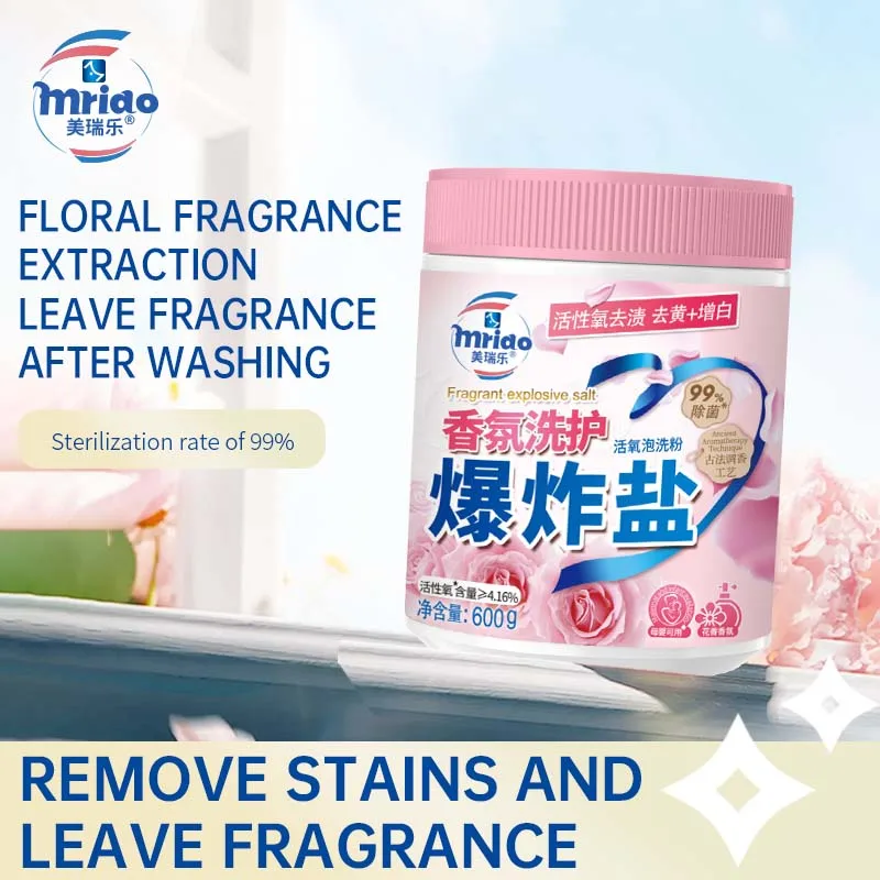 Professionally Certified Color-Brightening Bleach Powder Sustainable Antibacterial Laundry Powder