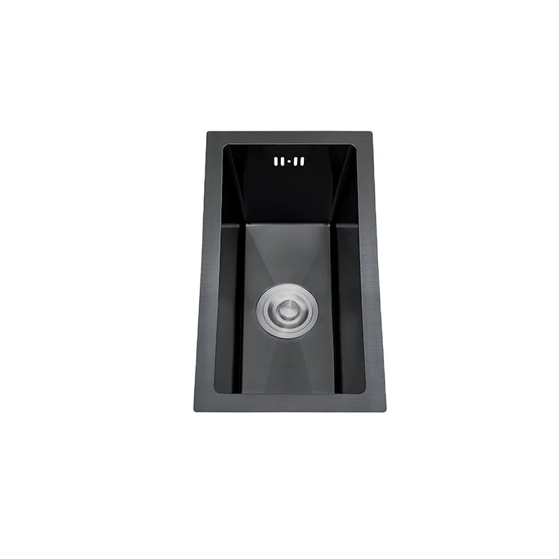 SK MC 2444BLA Small mini hand-made stainless steel sink under the stage