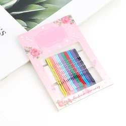 Wholesale Fashion Twist hair pin barrettes Classic gold  hair clips metal Bobby pins for women Hair Accessories gold clip