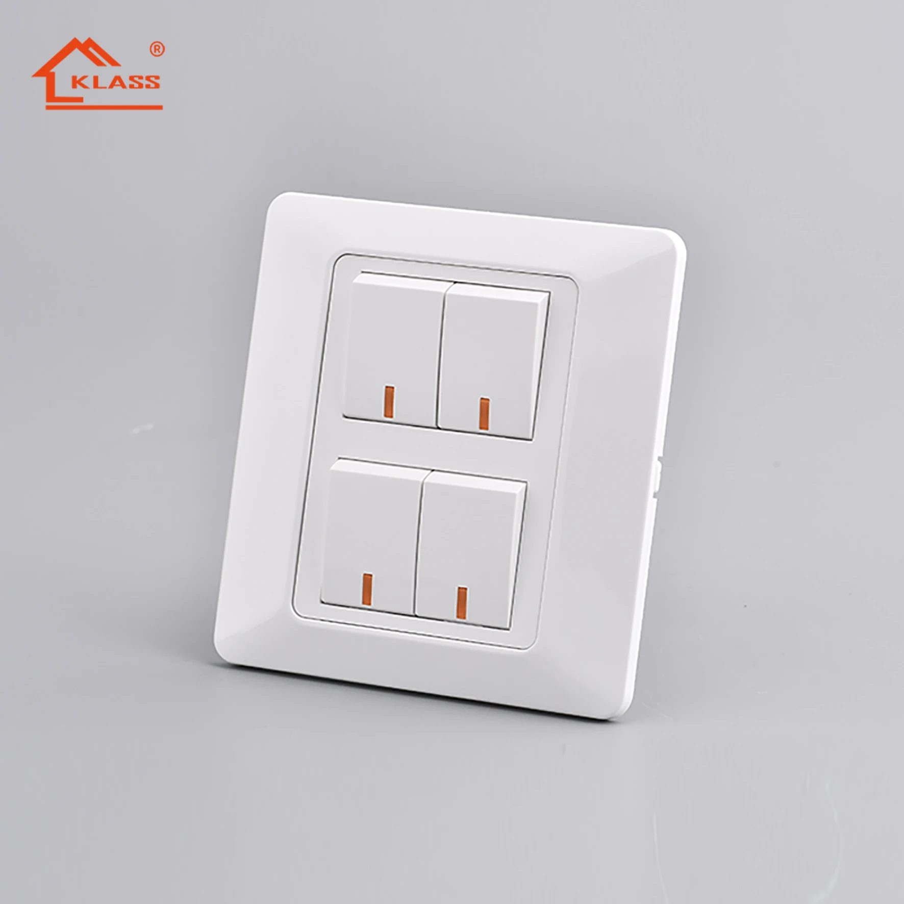 KLASS new design A9 series small button 86mm Frame For Wall Switch Socket