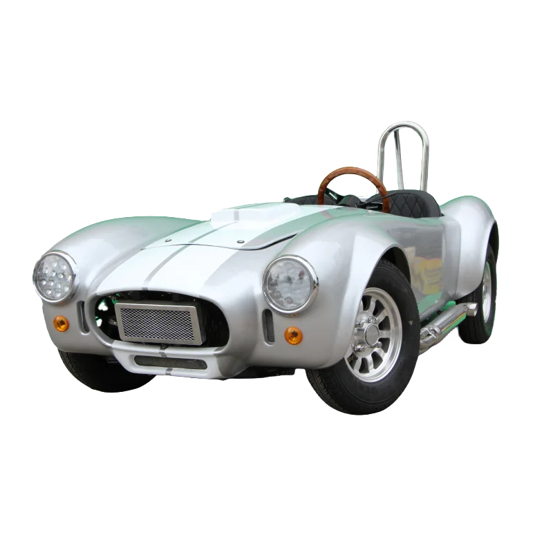 SWICOO Fashion Style Mini Hot Rod 150cc 4-Stroke Mini Cobra Racing Car  Electric Start 2 Seats Golf Cart for Selling