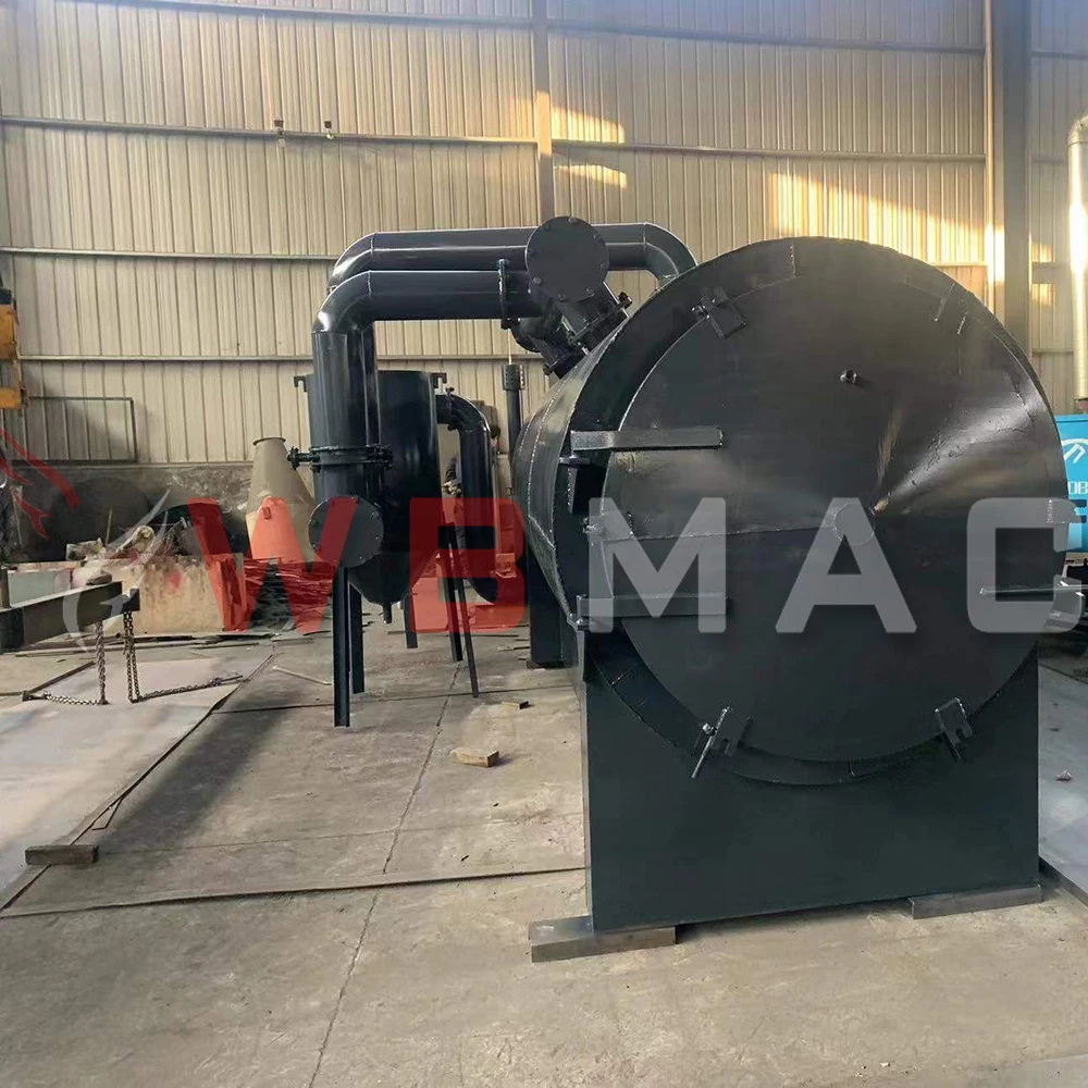 Efficient charcoal output fruit tree horizontal carbonization furnace Wood Airflow stoves Carbonization Furnace for charcoal