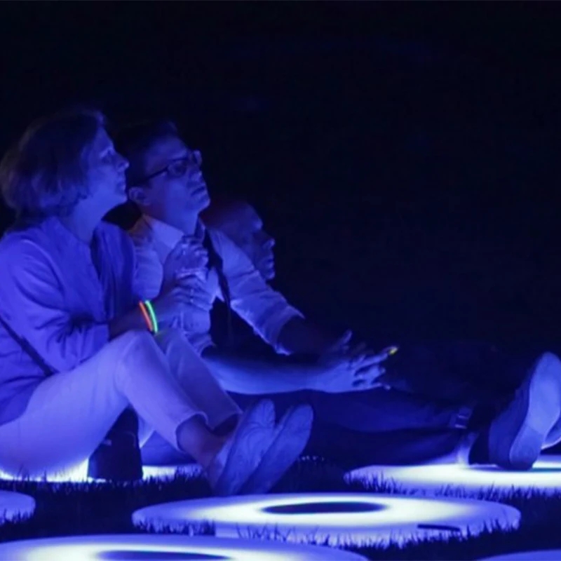 2024 New design waterpoof IP67  16 Colors RGB interactive led dance floor tiles for Sale