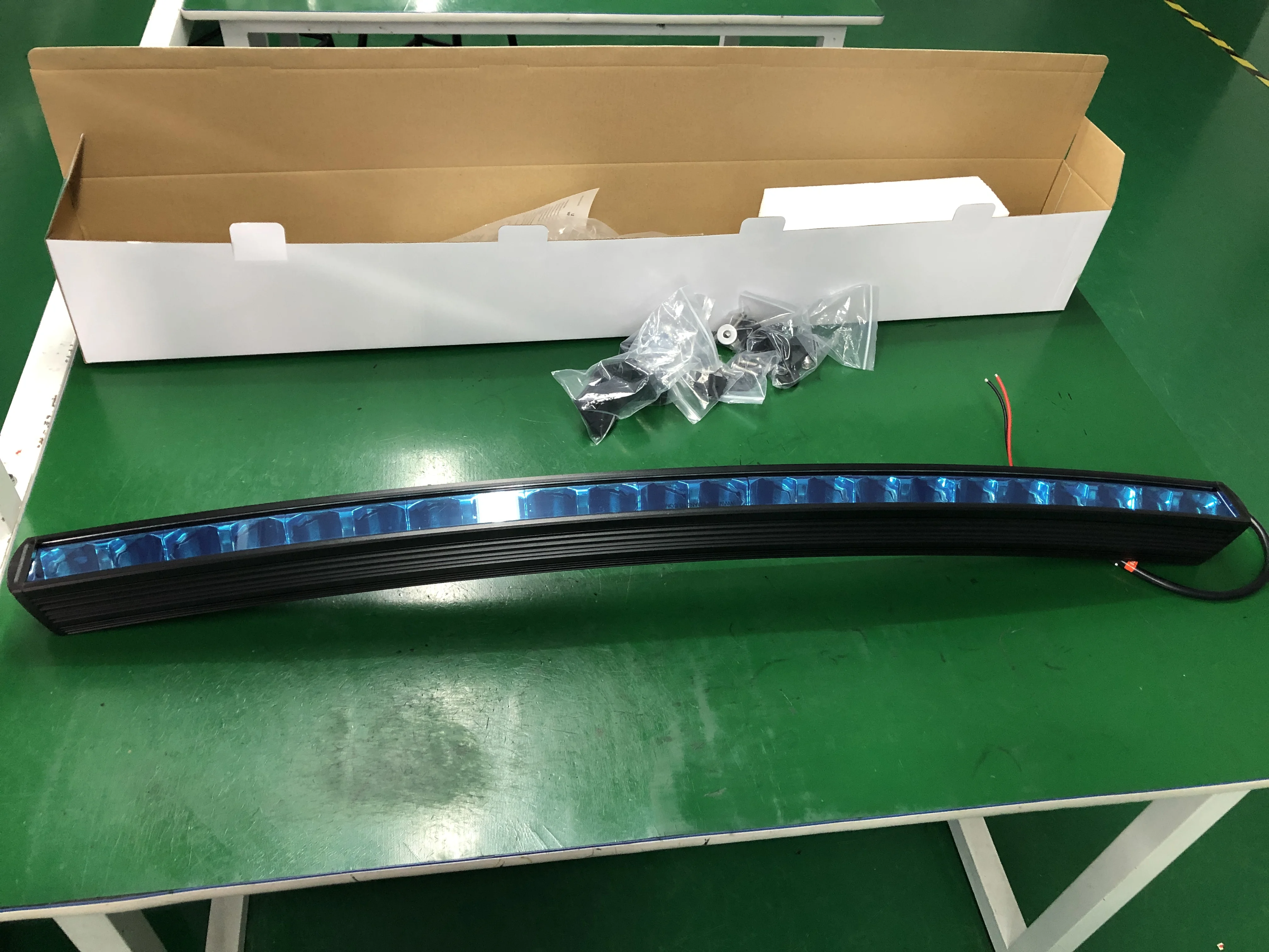  R112 LED curved light bar with vertical park 100w 160w 220w led off