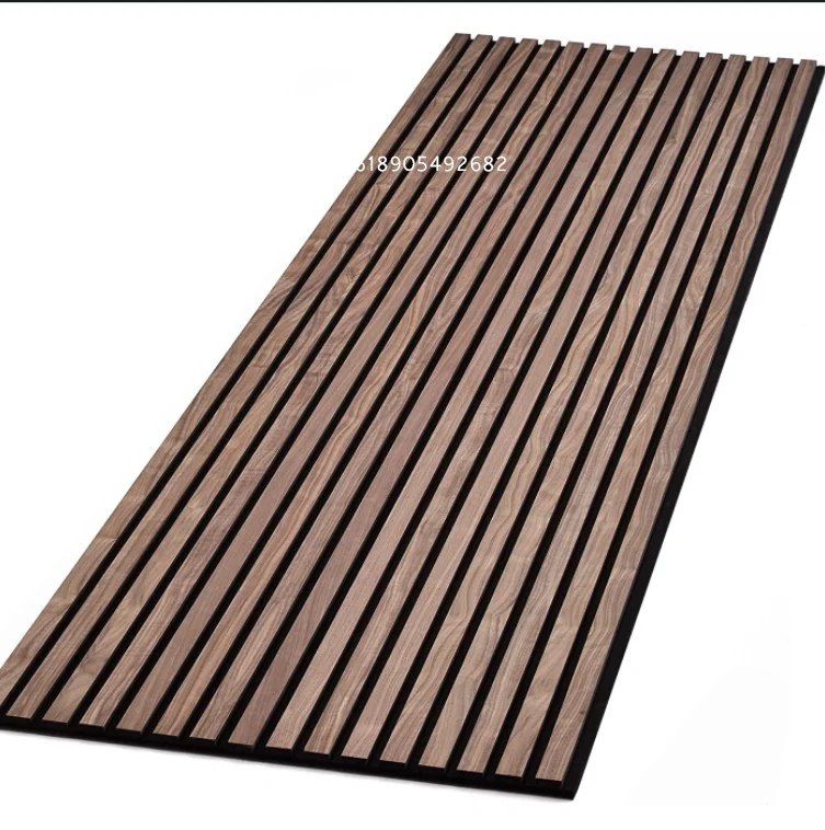 Wood   Akupanels veneer mdf wood slat acoustic panels polyester acoustic slat wall panel