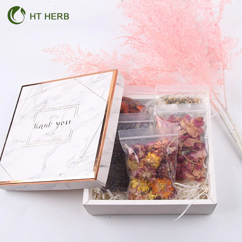 DIY Dry Flower Soap Candle Decoration Packing Bags Preserved Dried Flowers Herbs for resin