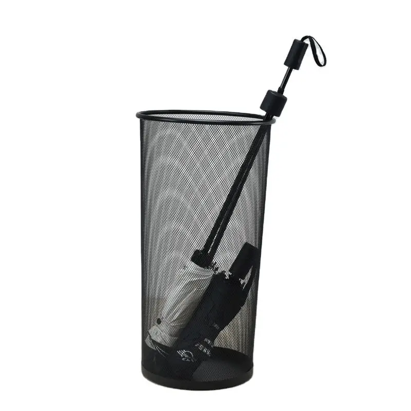 TX2003 Metal Handicraft Iron Hollow Umbrella Storage Rack Hotel Mall Lobby Umbrella Holder Organizer Hallway Entryway Office