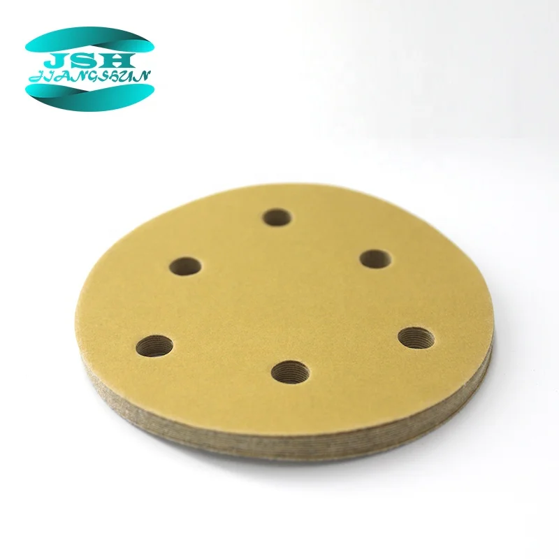 150mm Abrasive garnet sandpaper discs for grinding wood and metal