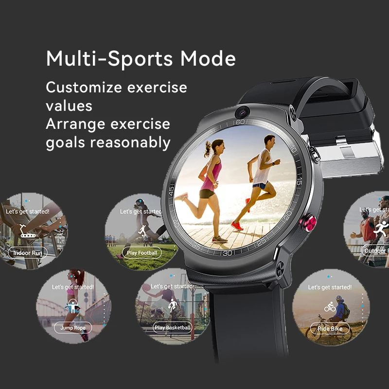 Intrinsically Safe Smartwatch Heart Rate Tracker 4g Wifi Gps Navigation Business Android ex proof Smart Watch