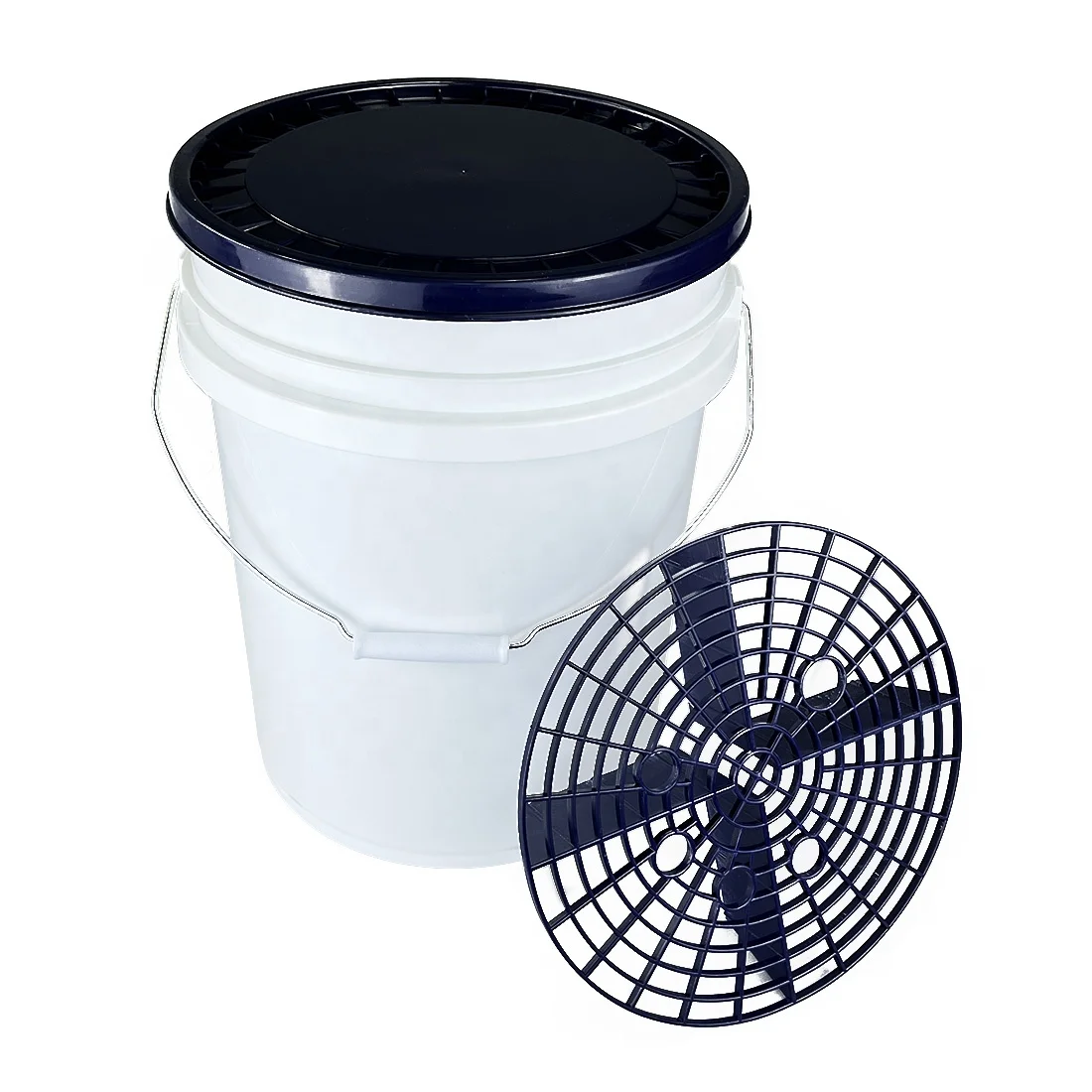 Vehicle Cleaning Products White Car Wash Car Detailing Bucket 18L Kit