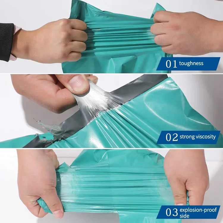 custom soil poly bag with suffocation warning mailer polymailer bags for