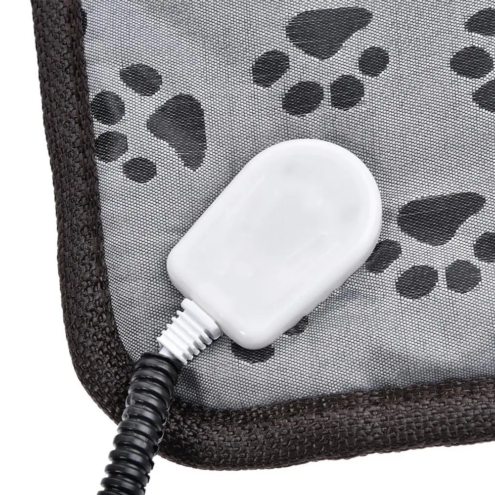 Pet Electric Pad Dog Winter Heating Mat Adjustable Temperature Cat Body Warmer Carpet Waterproof Animal Electric Blanket