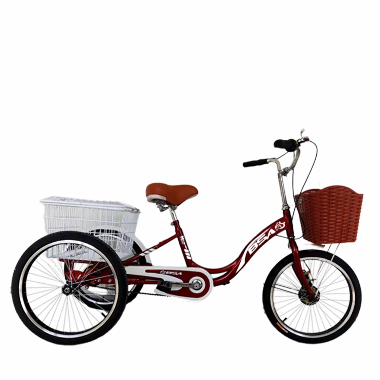
High Quality 20 Inch 3 Wheel Tricycle Cargo Bike Tricycle Adult For Cargo 