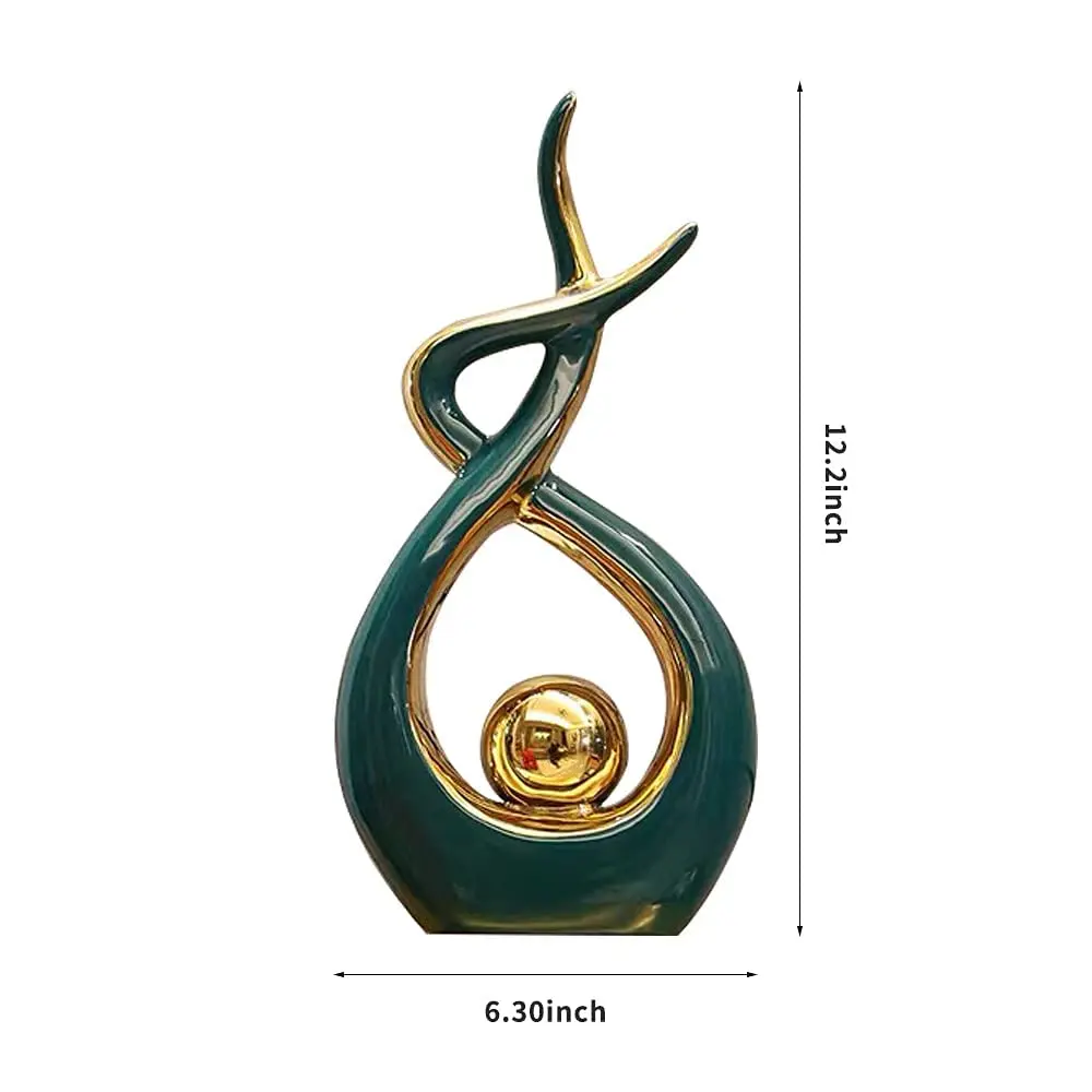 Home Decor Modern Abstract Art Resin Statue Table Decorations for Dining Room Living Room Office