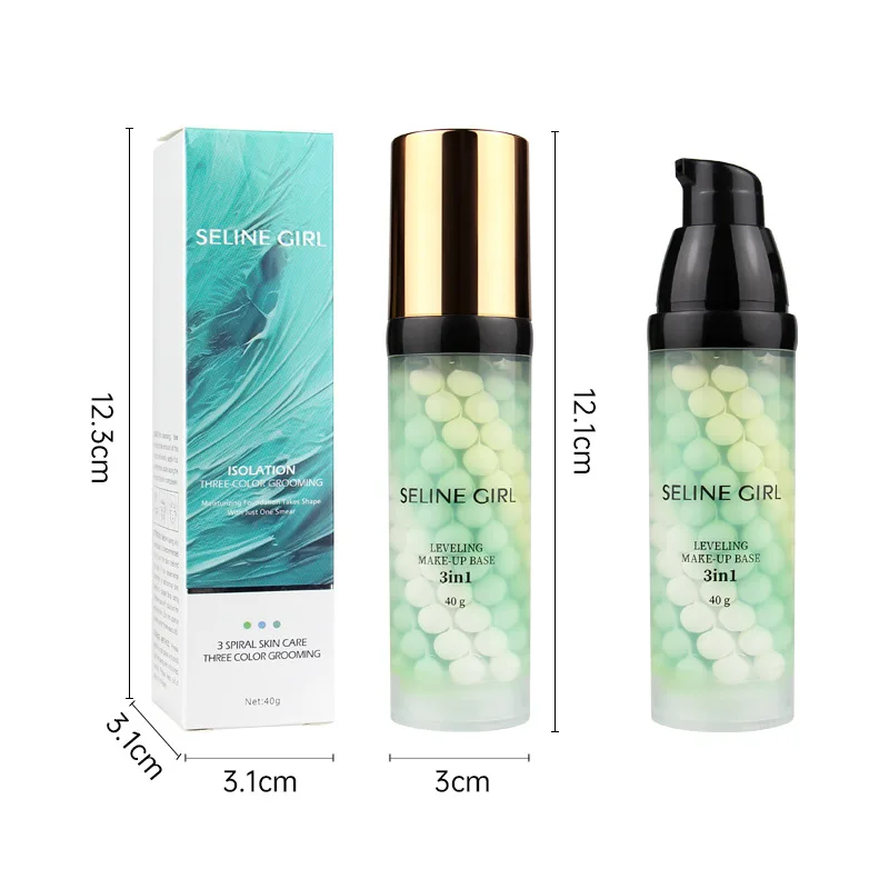 Натуральный тонизирующий Праймер Осветляющий увлажняющий крем для кожи трехцветный Eternalelinor