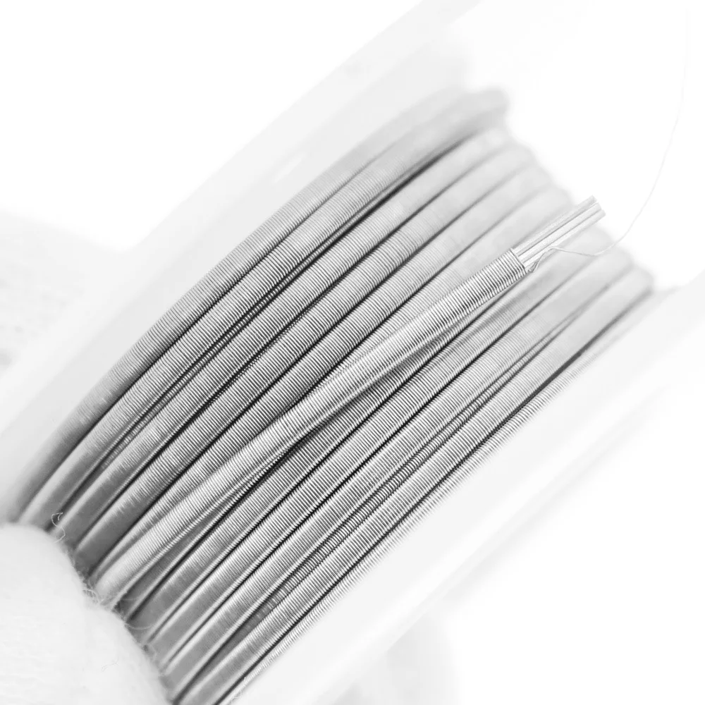 Готовый провод Tri-core fused clapton 3 * 28GA + 40GA coil wire vape ni80 большой