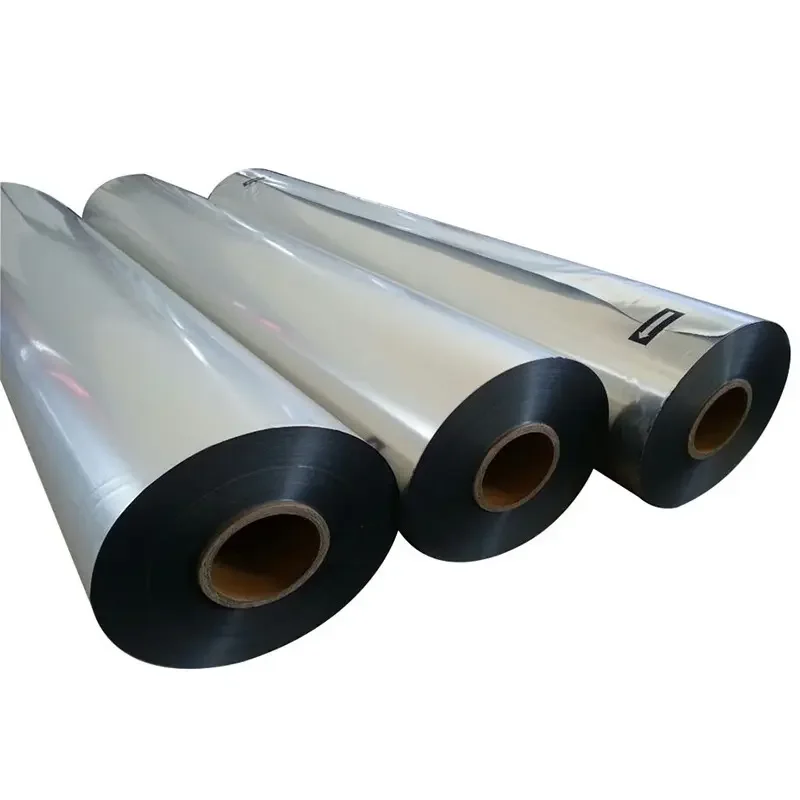 LongTai hot sale Aluminum Metallized Packaging Film PE/CPP High Reflective Film 0.25mm*80cm*50m